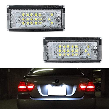 E90 Strong LED License Plate Light 2Pcs