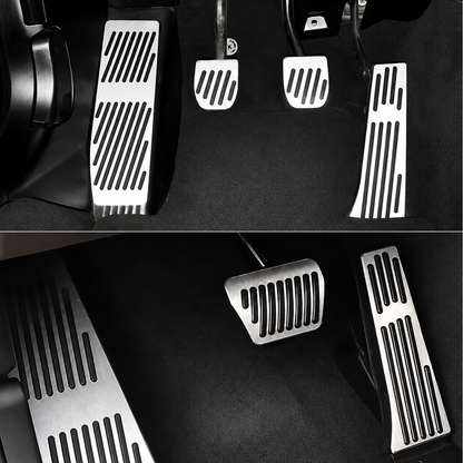 E9X Sport Aluminum Pedal Covers – Non-Slip Performance Pedal Set (2005–2012)