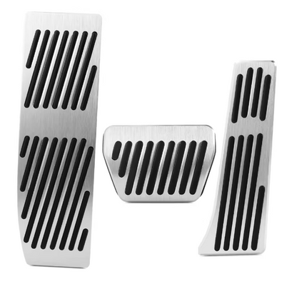 E90 Sport Aluminum Pedal Covers – Non-Slip Performance Pedal Set (E9X 2005–2012, Pre-LCI & LCI)
