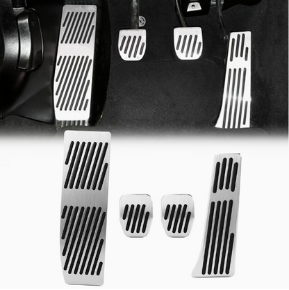 E90 Sport Aluminum Pedal Covers – Non-Slip Performance Pedal Set (E9X 2005–2012, Pre-LCI & LCI)