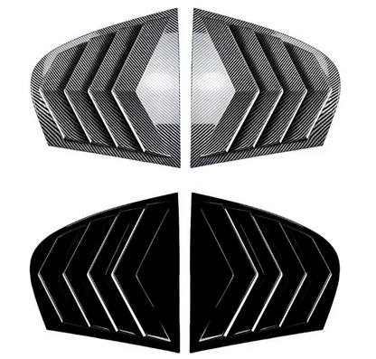 E60 Rear Window Louver Covers – Sport Vent Style Pair (E60 2003–2010, Pre-LCI & LCI)