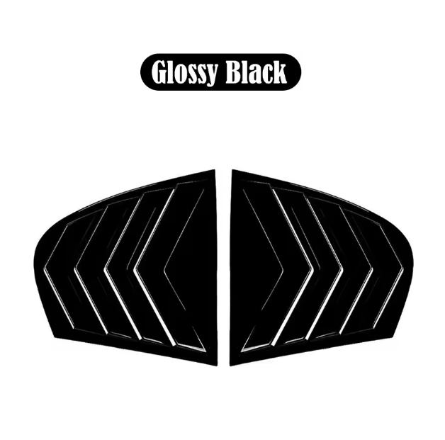 E60 Rear Window Louver Covers – Sport Vent Style Pair (E60 2003–2010, Pre-LCI & LCI)