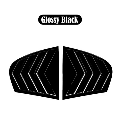 E60 Rear Window Louver Covers – Sport Vent Style Pair (E60 2003–2010, Pre-LCI & LCI)