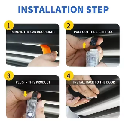 Car Door LED Welcome Lights – Logo Projector