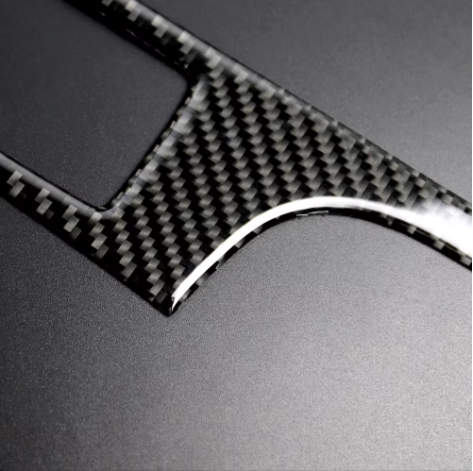 E90 Carbon Fiber Window Switch Panel Trim – Driver Side Interior Cover (E9X 2005–2012, Pre-LCI & LCI)