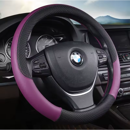 E60 Leather Steering Wheel Cover – Sport Interior Upgrade (E6X 2003–2010, Pre-LCI & LCI)