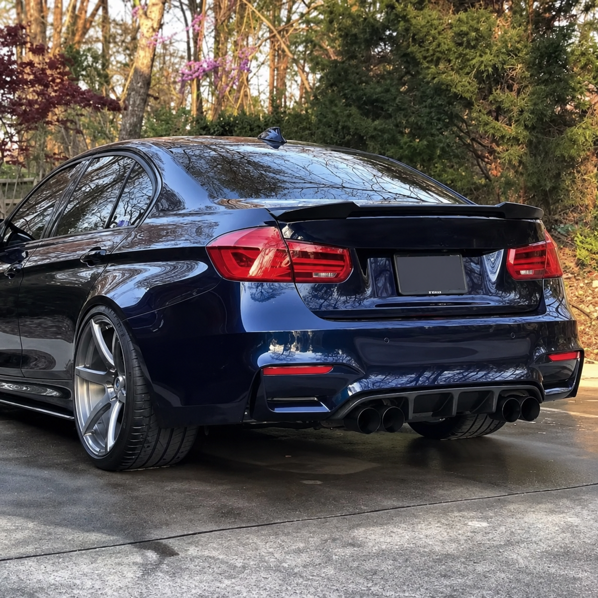 BMW F30 M4 Style Trunk Spoiler – Gloss Black | 2012–2019