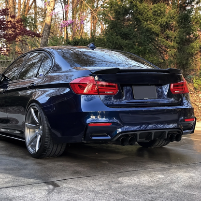 BMW F30 M4 Style Trunk Spoiler – Gloss Black | 2012–2019