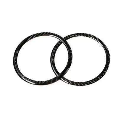 E90 Carbon Fiber Door Speaker Trim Rings – Interior Upgrade (E9X 2005–2012, Pre-LCI & LCI)